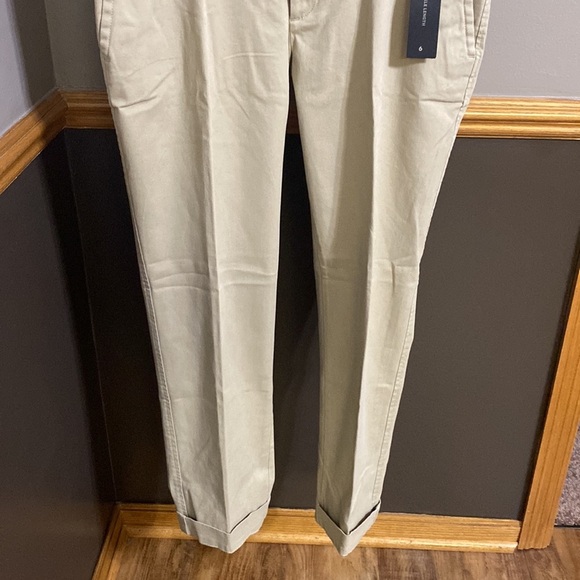 Banana Republic tan/earthenware city chino pants ankle length size 6 NWT - Picture 3 of 8